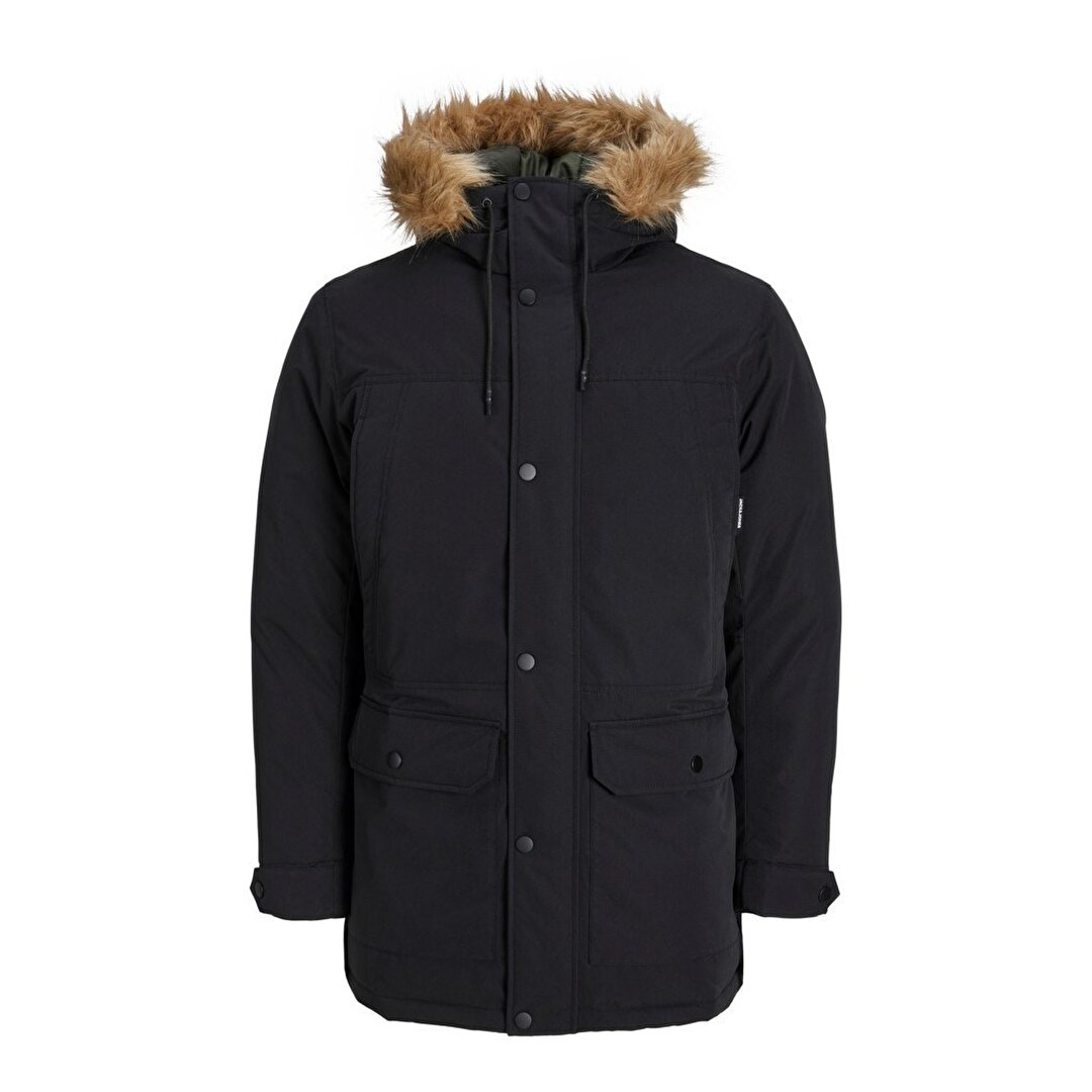 Jack & jones latte parka hoodie mont top