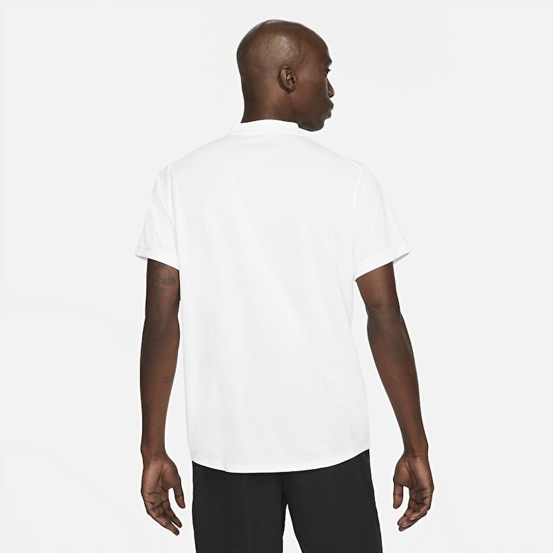 Nike Court Dry Fit Blade Erkek Beyaz Polo Ti ort CW6288 100 Sporthink