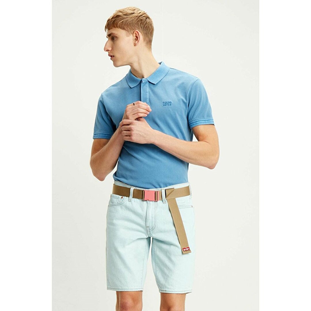 Levi s Authentic Logo Erkek Mavi Polo Ti ort