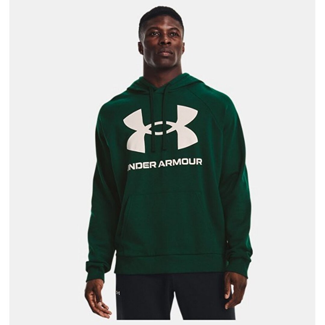 Dark green deals under armour hoodie