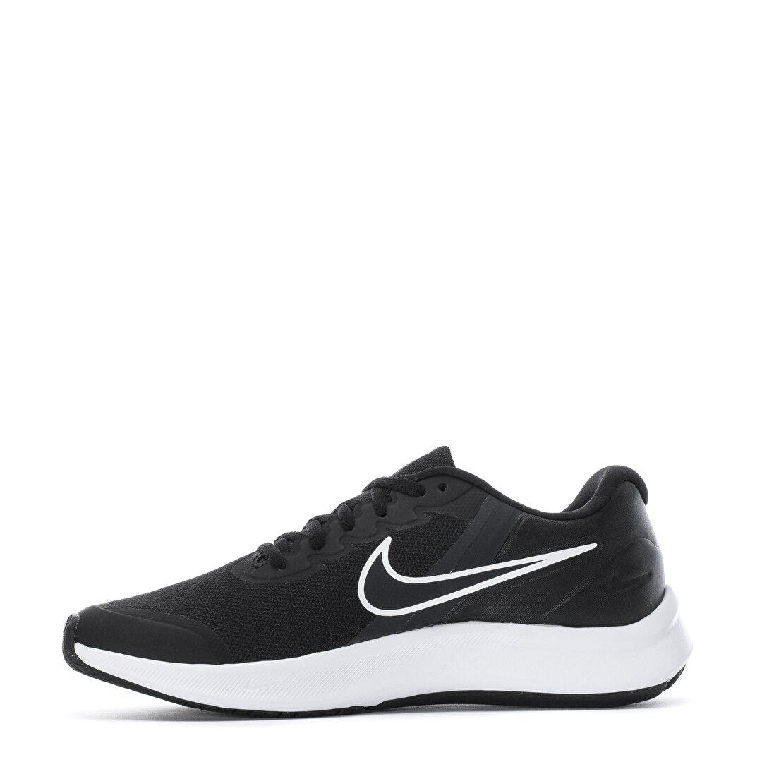 Nike star runner black and white clearance