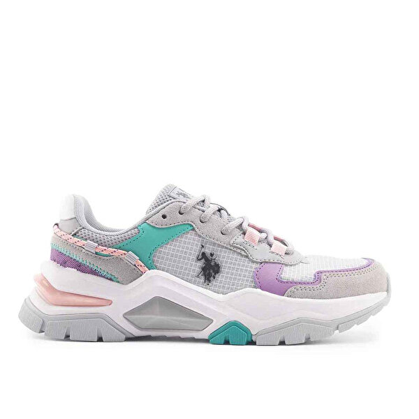 U.S. Polo Assn. Vincent Kad n Gri Spor Ayakkab 101502371 Sporthink