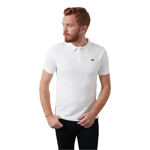 Levi s Housemark Erkek Beyaz Polo Ti ort A0229 0006 Sporthink